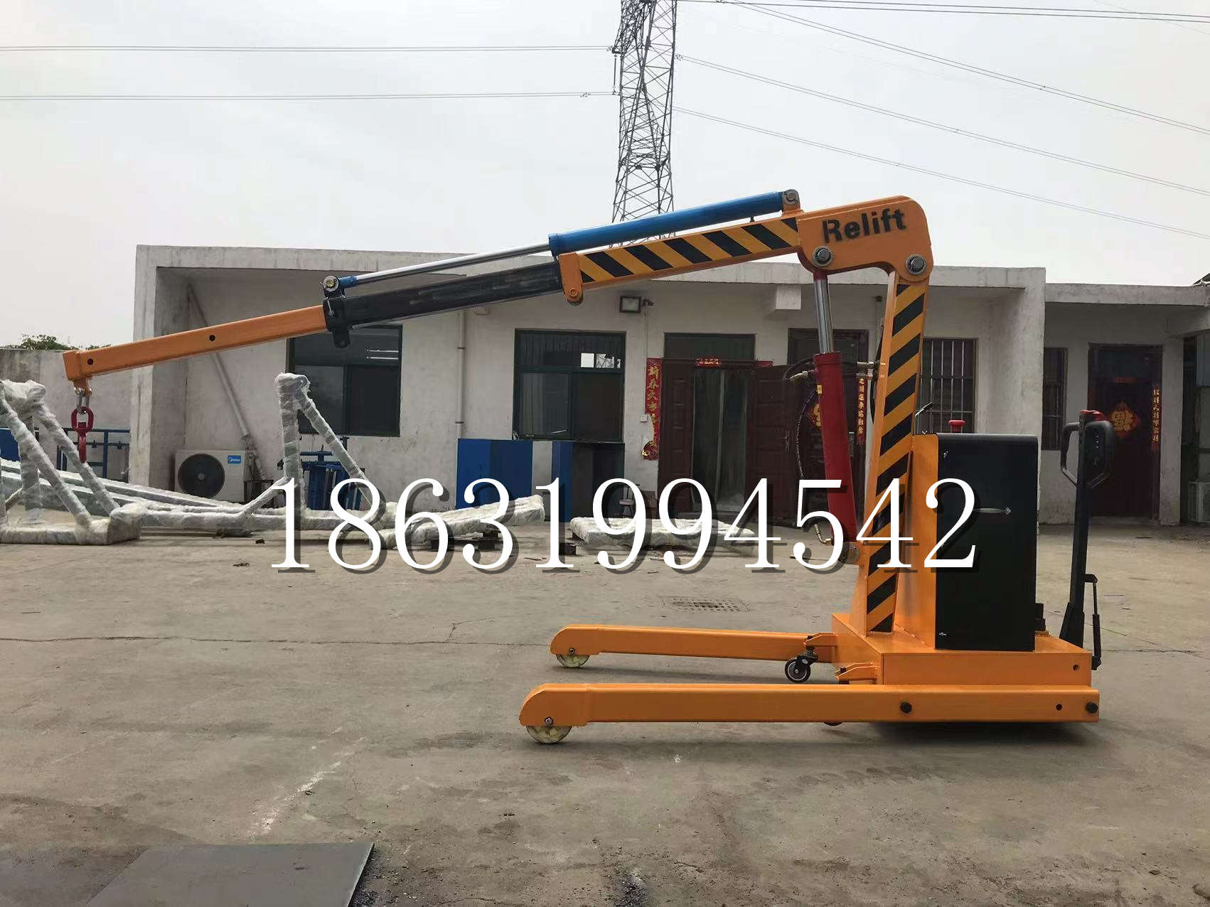 头屋乡久征定做3吨三轮随车吊 农用园林绿化移树吊 平板工程用小吊机